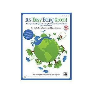  Its Easy Being Green Book and Showtrax CD Musical 