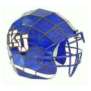  Kansas Jayhawks Glass Helmet Lamp