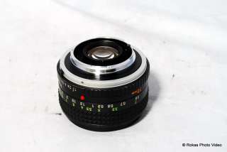 Minolta MC Rokkor X PF 50mm f1.7 lens manual focus B+ 043325400308 
