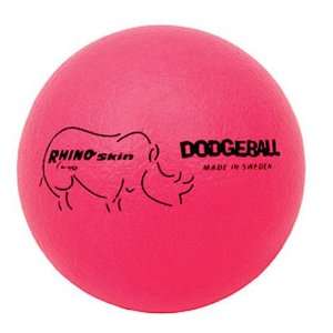  Rhino Skin® Neon Pink Dodge Balls   Set of 6