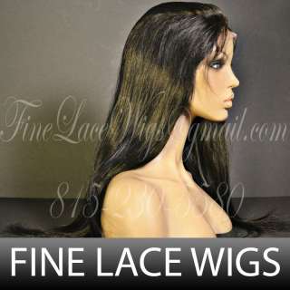 Chinese Virgin Hair Full Lace Wig Heavy  Thick Density (Small/ Med 