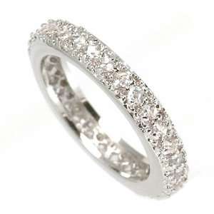  Eternity Band with Clear CZ Jewelry