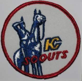 DEFUNCT VINTAGE KANSAS CITY SCOUTS PATCH NHL HOCKEY  