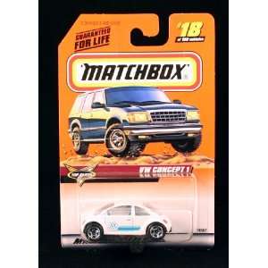  VW CONCEPT 1 * WHITE * Top Class Series 4 MATCHBOX 1999 