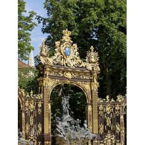 Neptunes Fountain by Barthelemy Guibal, Place Stanislas 