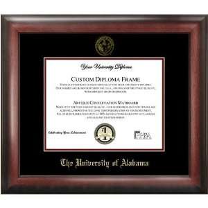    Alabama Crimson Tide Gold Embossed Diploma Frame
