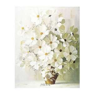    White Bouquet Finest LAMINATED Print Rouviere 9x11