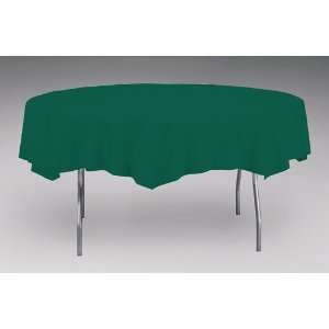    Hunter Green Octy Round Paper Table Covers