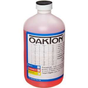 Oakton WD 35654 00 Buffer Solutions, 4.01 pH, 500mL Bottle (Case of 24 