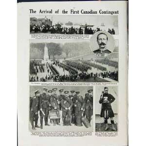  1915 WORLD WAR PANET BENSON SOLDIERS CANADA PLYMOUTH
