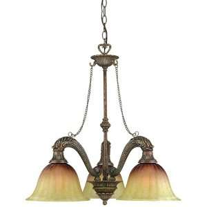  Crystorama Ornate detailed Round chandelier accented with 