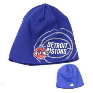  Detroit Pistons College Cut Knit Beanie