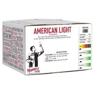  Homebrewing Kit American Light 20 minute boil kit 