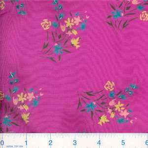  45 Wide Beaded Silk Print Betsys Choice Fabric By The 