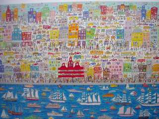 James Rizzi Ships in New York 2D  