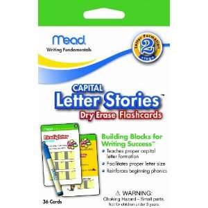  Mead Capital Letter Stories Dry Erase Flash Cards Office 