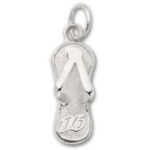   Flip Flop Pendant #16 Greg Biffle   5/8 GEMaffair Jewelry