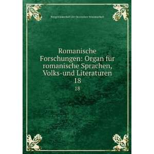  Romanische Forschungen Organ fÃ¼r romanische Sprachen 