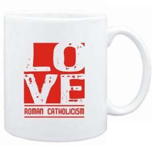  Mug White  LOVE Roman Catholicism  Religions Sports 