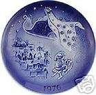 desiree svend jensen 1976 christmas plate 