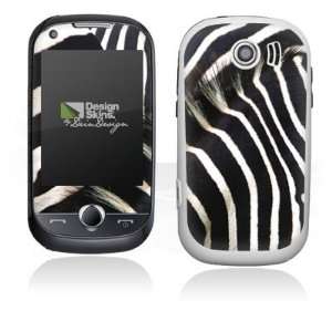  Design Skins for Samsung B5310 Corby Pro   Zebra Art 