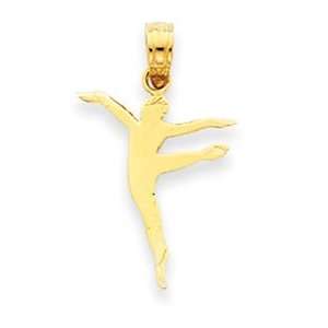  14k Yellow Gold Dancer Pendant Jewelry