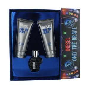 DIESEL ONLY THE BRAVE by Diesel EDT SPRAY 1.6 OZ & AFTERSHAVE BALM 3.4 