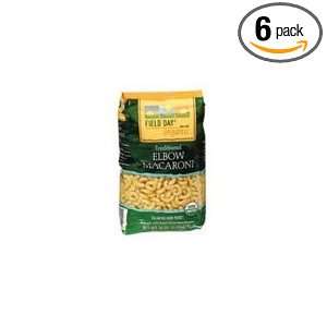 Field Day Pasta, Og, Elbow Macaroni, 16 Ounce (Pack of 6)  