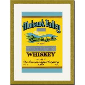   /Matted Print 17x23, Mohawk Valley Bourbon Whiskey