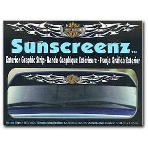  Self Adhesive Windshield Sunscreenz, Harley Davidson (3440 