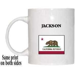    US State Flag   JACKSON, California (CA) Mug 