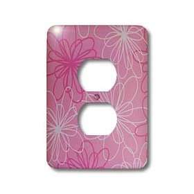 Florene Contemporary   Pink Sensation   Light Switch Covers   2 plug 