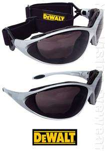 Dewalt Framework Padded Safety Glasses Goggles Smoke Z87.1  