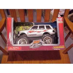  Toy Truck, 4x4 Off Roader, Friction Powered, Silver 