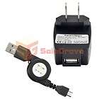 AC Travel Home Charger+Retrac​table Usb Cable for Nokia N8 N97 mini 