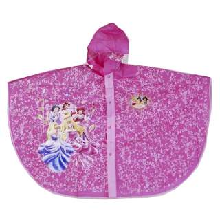 MTv77 Disney Princess Kids PVC Raincoat Clothing  