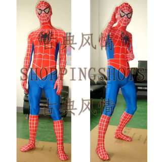 Spider Man ADULT MASCOT COSTUME suit R00008 Fancy Dress one size 