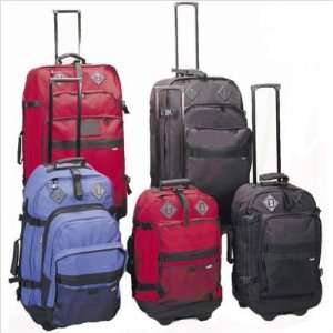   Outdoor Gear 4 Piece Upright Luggage Set Color Red 