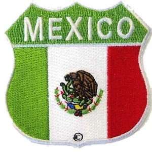 Mexico Shield FLAG Embroidered Quality Biker Vest Patch 