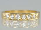 18ct Gold Half Eternity Diamond Ring. 0.5 carat diamond Half Hoop Ring 