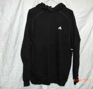 NWT Adidas Varsity Fleece Pullover Hoodie black/white M  