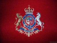   Ralph Lauren 100% cotton red crown horse regal crest crew neck sweater