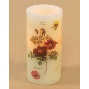  Pack of 6 Flower Pattern Battery Operated Flameless LED 
