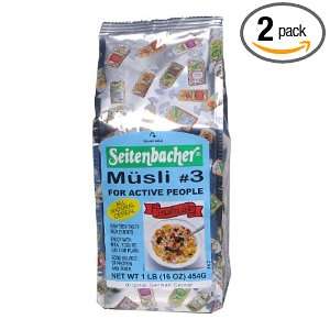 Seitenbacher Muesli #3 for Active People, 16 Ounce (Pack of 2)  