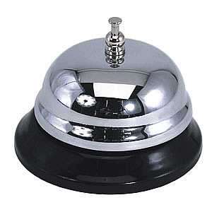 Table Bell Chrome Plated hotel serving bells NEW 755576013588  