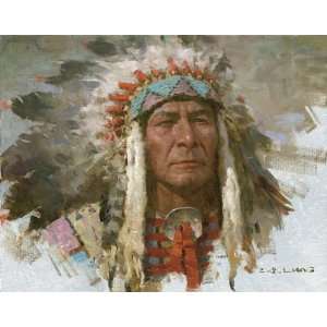    Z S Liang   Leader of the Tribe Canvas Giclee