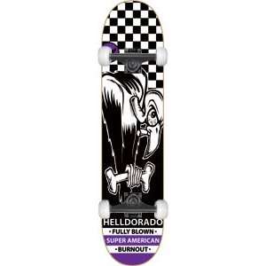  Helldorado Vulture Complete Skateboard   8.5 Purple w/Mini 