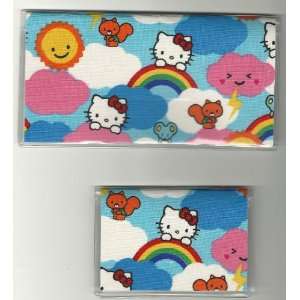  Checkbook Cover Debit Card Holder Set Sanrio Hello Kitty 