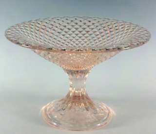 Westmoreland ENGLISH HOBNAIL PINK Compote Centerpiece  