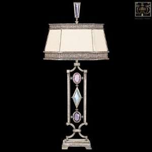   707210 1 Encased Gems One Light Table Lamp in Venerable Bronze Patina